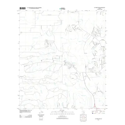 2013 Map of La Coste NE, 2013 Print