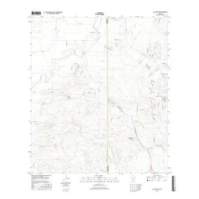 2016 Map of La Coste NE, 2016 Print
