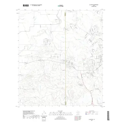 2019 Map of La Coste NE, 2019 Print