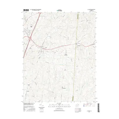 2016 Map of La Crosse, 2016 Print