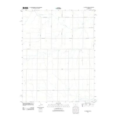 2012 Map of La Crosse NW, 2012 Print