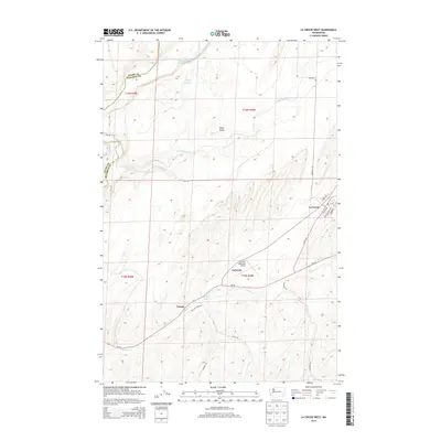2014 Map of La Crosse West, 2014 Print