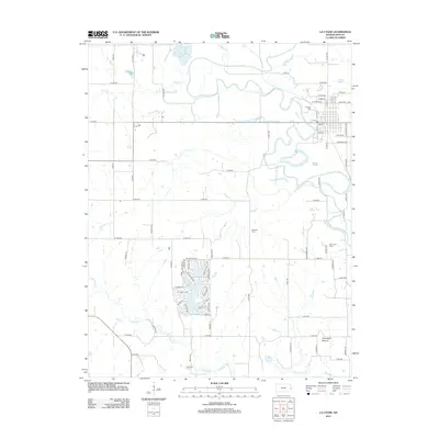2012 Map of La Cygne, 2012 Print