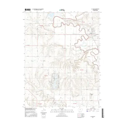 2015 Map of La Cygne, 2015 Print