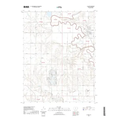 2018 Map of La Cygne, 2018 Print