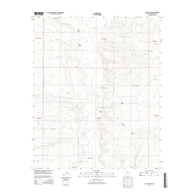 2013 Map of La Espia Peak, 2013 Print