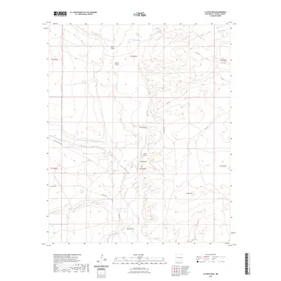 2023 Map of La Espia Peak, 2023 Print