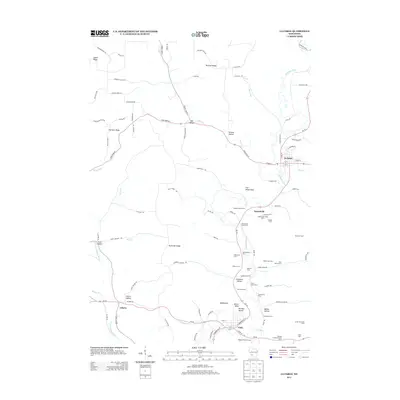 2013 Map of La Farge, 2013 Print