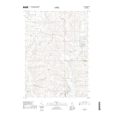 2018 Map of La Farge, 2018 Print