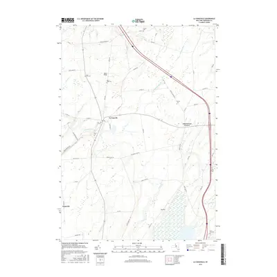 2016 Map of La Fargeville, 2016 Print