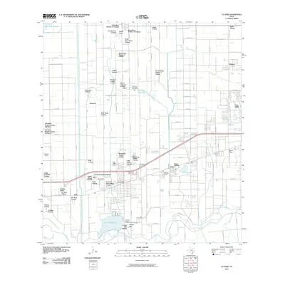 2010 Map of La Feria, 2010 Print