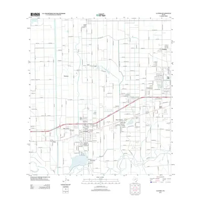 2013 Map of La Feria, 2013 Print