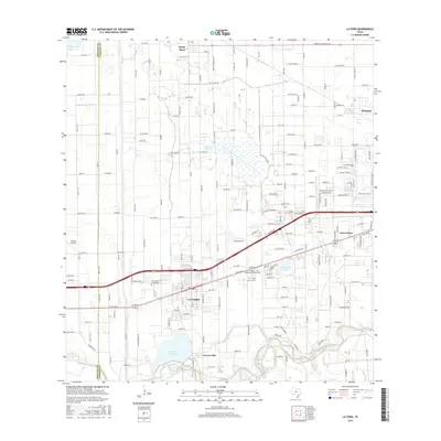 2016 Map of La Feria, 2016 Print