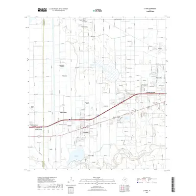 2019 Map of La Feria, 2019 Print