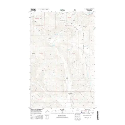 2014 Map of La Fleur Lake, 2014 Print