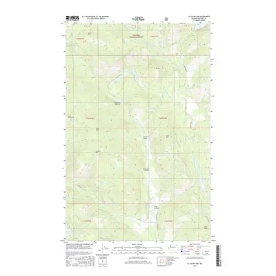 2017 Map of La Fleur Lake, 2017 Print