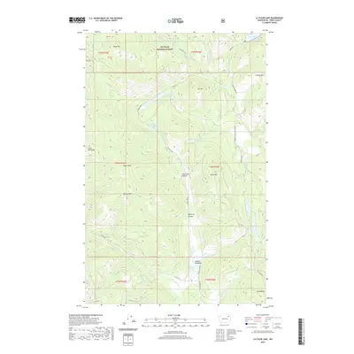 2020 Map of La Fleur Lake, 2020 Print