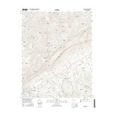 2016 Map of La Follette, 2016 Print