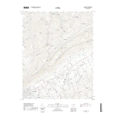 2019 Map of La Follette, 2019 Print