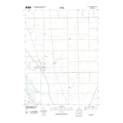 2010 Map of La Fontaine, 2010 Print