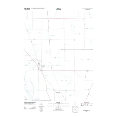 2013 Map of La Fontaine, 2013 Print