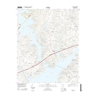 2014 Map of La France, 2014 Print