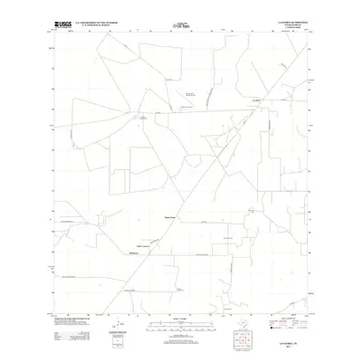 2012 Map of La Gloria, 2012 Print