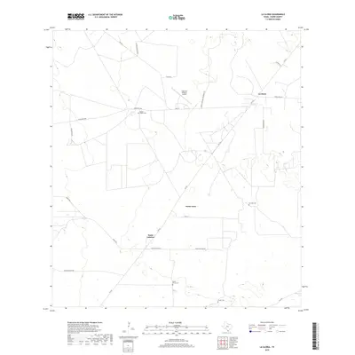 2019 Map of La Gloria, 2019 Print