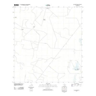 2010 Map of La Gloria SW, 2010 Print