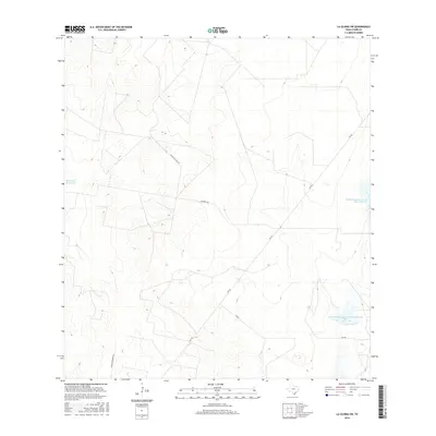 2016 Map of La Gloria SW, 2016 Print