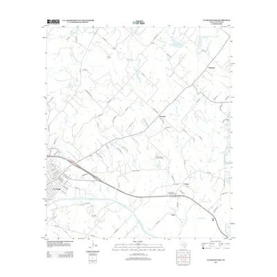 2013 Map of La Grange East, 2013 Print