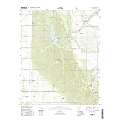 2017 Map of La Grange, 2017 Print