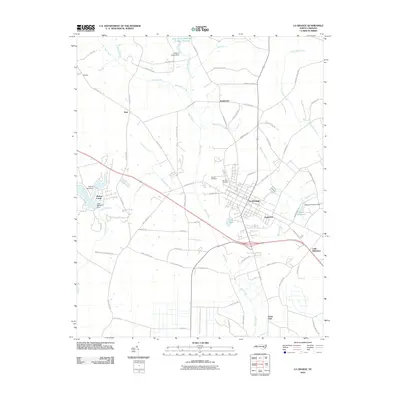 2010 Map of La Grange, 2010 Print