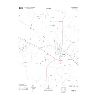 2013 Map of La Grange, 2013 Print