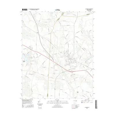 2016 Map of La Grange, 2016 Print