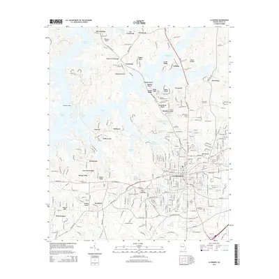 2014 Map of La Grange, 2014 Print