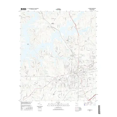 2017 Map of La Grange, 2017 Print