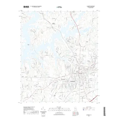 2020 Map of La Grange, 2020 Print