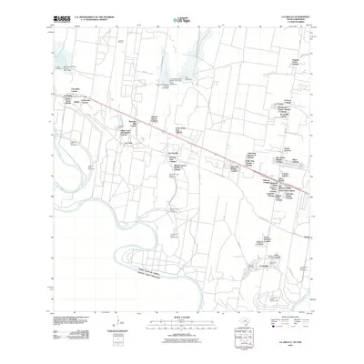 2010 Map of La Grulla, 2010 Print
