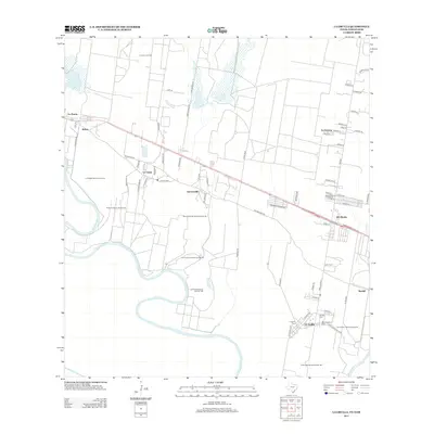 2013 Map of La Grulla, 2013 Print
