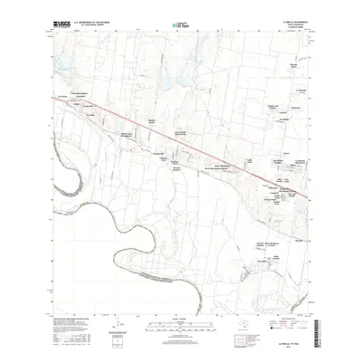2016 Map of La Grulla, 2016 Print