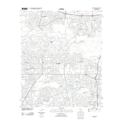 2012 Map of La Habra, 2012 Print