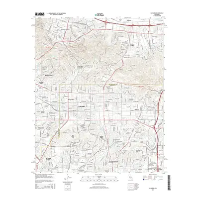 2015 Map of La Habra, 2015 Print