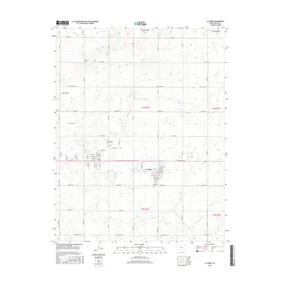 2015 Map of La Harpe, 2015 Print