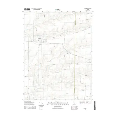 2015 Map of La Harpe, 2015 Print