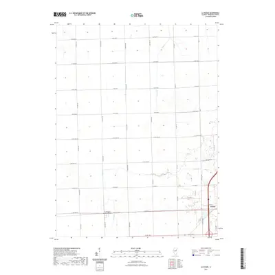 2021 Map of La Hogue, 2021 Print