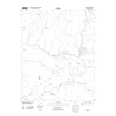 2012 Map of La Honda, 2012 Print