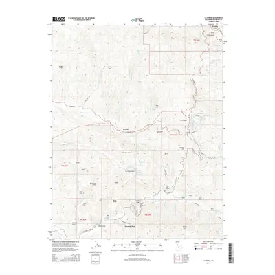 2015 Map of La Honda, 2015 Print