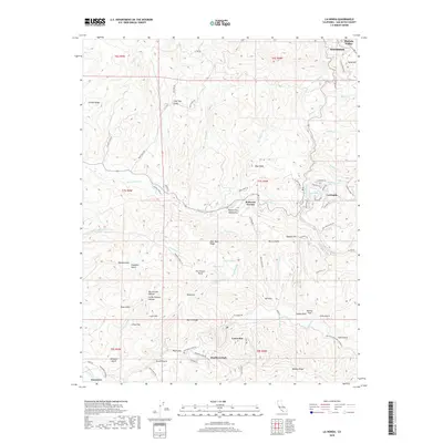 2018 Map of La Honda, 2018 Print