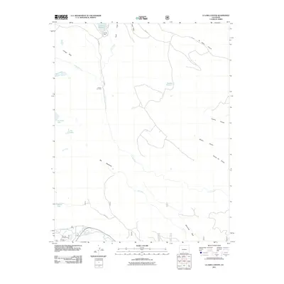 2011 Map of La Jara Canyon, 2011 Print